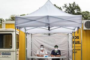 Funcionamiento de una de las Unidades Febriles de Urgencia del Hospital Muñiz