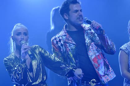 Fernando Dente y Lali dieron un gran espectáculo ayer en el Ópera para Fundación Huésped