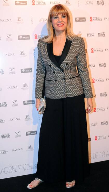 Teté, impecable y sobria como siempre