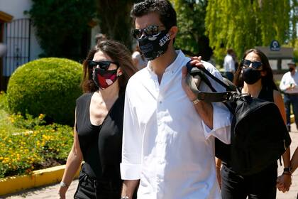 Funeral de Jorge Brito: Juan Manuel Urtubey e Isabel Macedo