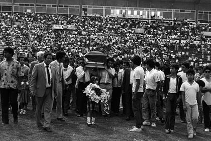 Funeral de los jugadores de Alianza Lima