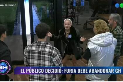 Furia volverá a la casa de Gran Hermano y se enfrentará nuevamente a Bautista y a Nicolás (Foto: Captura de TV / Telefe)