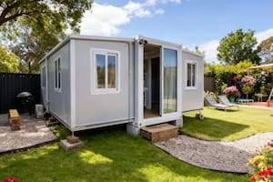 Furor por una casa prefabricada de China que cuesta un millón de pesos por metro cuadrado