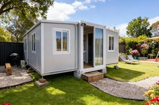 Furor por una casa prefabricada de China que cuesta un millón de pesos por metro cuadrado