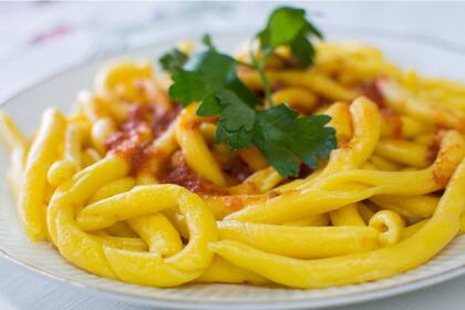 Fusillis artesanales.