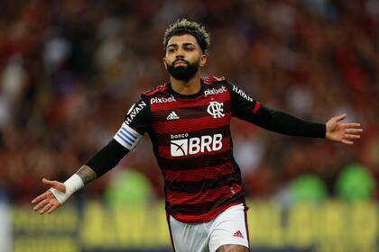 Gabigol, el matador de Flamengo, que se recuperó en los últimos días tras coquetear con las posiciones de descenso en el Brasileirao 