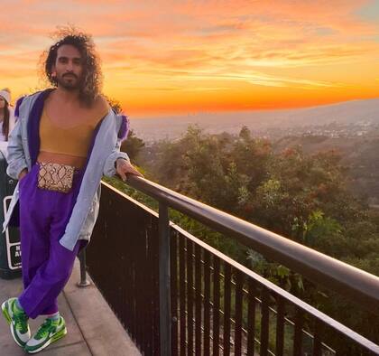 Gabo Usandivaras durante su paso por Los Ángeles, Estados Unidos