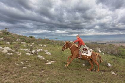 Gabriel Barletta es un experimentado jinete y guía local.