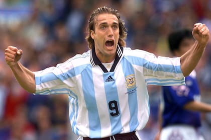 Gabriel Batistuta disputó tres mundiales