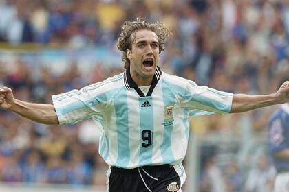 Gabriel Batistuta, entre los futbolistas mas reconocidos