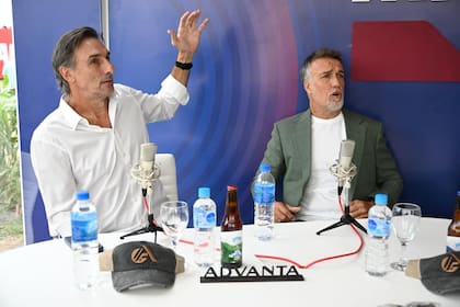 Gabriel Batistuta y Rolando Carlos Schiavi