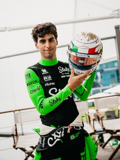 Gabriel Bortoleto tiene 20 años y es de São Paulo (Foto: Instagram/@gabrielbortoleto_)