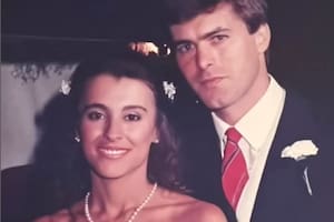 Gabriel Corrado junto a su mujer, con quien lleva una larga vida en pareja