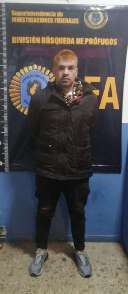 Gabriel Garcia, evadido de la alcaidía de la Comisaría Comunal 15 de la Ciudad y detenido por la Policía Federal en un hotel de Constitución