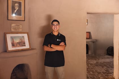 Gabriel Ivacache, originario de Tambería y orgulloso de su pueblo.