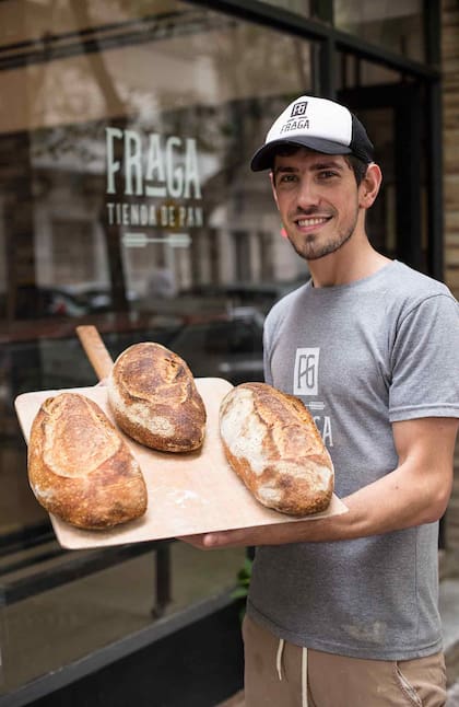 Gabriel Kogan de Fraga se enamoró de la panadería artesanal mientras trabajaba en España, en un restaurante con estrellas Michelin.