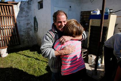 Gabriel Markus regresó hoy a su casa, en San Antonio de Areco, luego de la tremenda inundación vivida esta última semana.