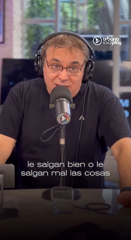 Gabriel Rolón: "La vida es un lugar donde a veces hay cosas que salen bien, hay veces que no"