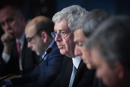 Gabriel Rubinstein, viceministro de economía, en la reunión de la comisión de Presupuesto y Hacienda