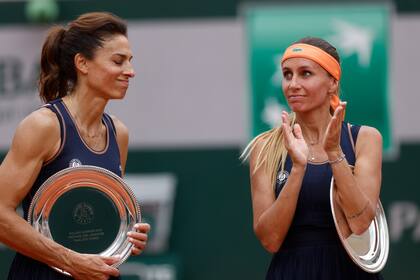 Gabriel Sabatini y Gisela Dulko buscan revancha en el Torneo de Leyendas de Roland Garros