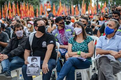 Gabriel Solano, Alejandro Crespo, Romina Del Pla y Néstor Pitrola