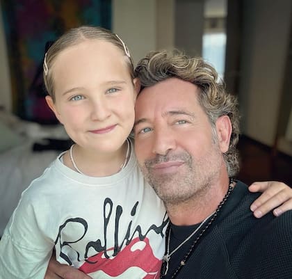 Gabriel Soto y su hija Miranda, fruto de su relación con Geraldine Bazán