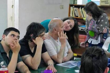 Gabriel y otros pacientes que se sumaron al reencuentro