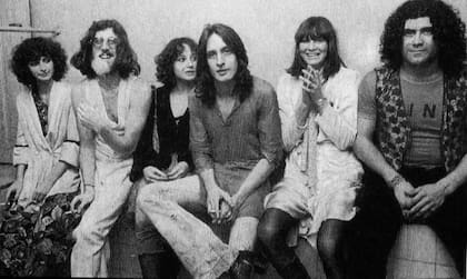 Gabriela, Charly García, María Rosa Yorio, Nito Mestre, Liliana Lagarde y Rinaldo Raffanelli