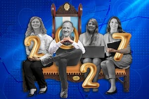 Endeudado y denunciado, Quintela confía en “sus mujeres” para retener La Rioja en 2027