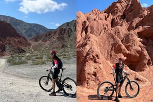 Gaby Sabatini compartió las impactantes fotos de sus vacaciones extremas por el norte argentino