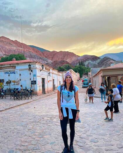 Gabriela Sabatini compartió postales de su estadía en Jujuy