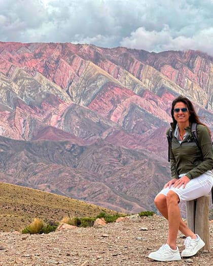 Gabriela Sabatini compartió postales de su estadía en Jujuy
