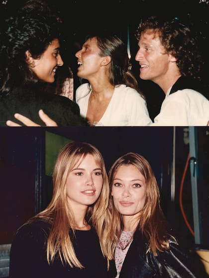 Gabriela Sabatini, Martín Jaite, Valeria Mazza y Sol Acuña en la disco New York City