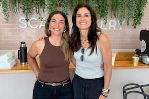 Gaby Sabatini visitó la pastelería de la hermana de Scaloni en Rosario y dio su veredicto sobre la comida