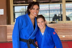Paula Pareto le dio una clase de judo a Gaby Sabatini: "Estuviste muy bien"