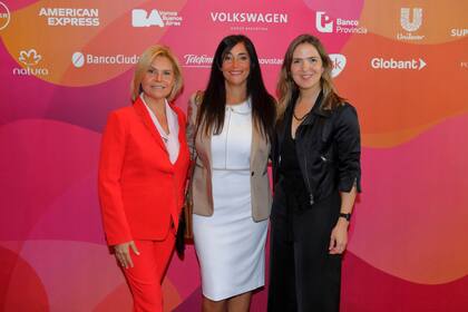 Gabriela Terminielli (BYMA), Tamara Vinitzky, Anabel Perrone (Fundación YPF)