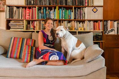 Gaby junto a Walter, su gran compañero.