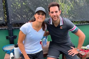 Gaby Sabatini compartió un entrenamiento con Del Potro y revolucionó las redes