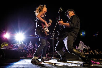 Gaby y Germán en acción, en vivo con Las Pelotas