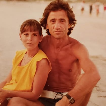 Gachi y Lando se conocieron en 1985 y no se separaron jamás (Foto: Gentileza Gachi Ferrari)