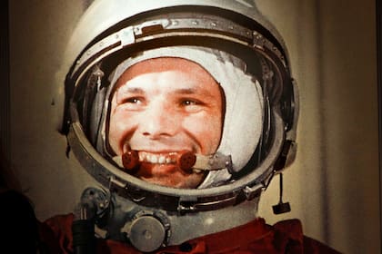 Gagarin fue elegido entre 3000 postulantes para ser el primer ser humano en viajar al espacio