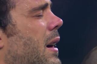 La emoción de Galarza: se quebró durante el himno en su regreso a los Pumas