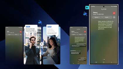 Galaxy AI pueden asistir al usuario con traducción en simultáneo en una llamada telefónica o en una conversación