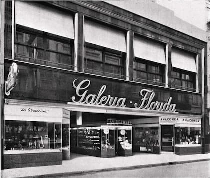 Galería Florida, en el 251, tuvo su época de esplendor en los años 40 y 50.
