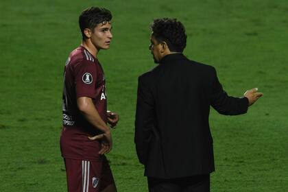 Julián Álvarez, una de las cartas potenciadas por Gallardo: el vínculo con el proyecto infanto-juvenil es un punto que siempre motiva al director técnico.