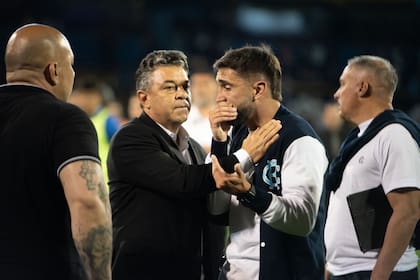 Gallardo discute con el hijo de Gustavo Costas al finalizar el partido