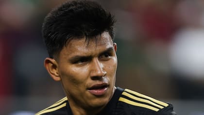 Gallardo durante un partido de la selección mexicana de la Copa Oro 2025 Foto: @miseleccionmx