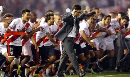 Campeón de la Sudamericana 2014, con el sello del primer Gallardo en River