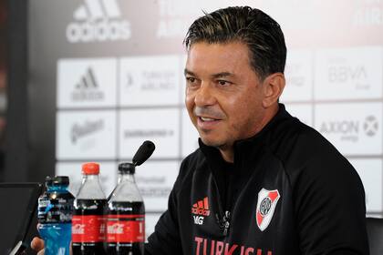 Gallardo habló en conferencia de prensa y se refirió, entre otros temas, al futuro de Rafael Santos Borré en River