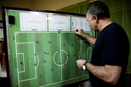 Jorge Castello, en plena clase